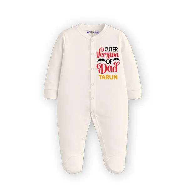 White_Cotton_Cuter_Version_Of_Dad_Customized_Full_Sleeve_Romper_For_Newborns