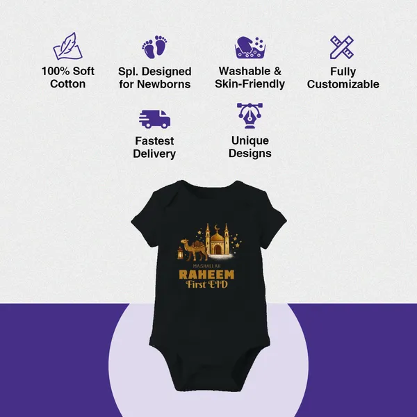 Black_Mashallah_Raheem_First_Eid_Printed_Baby_Romper