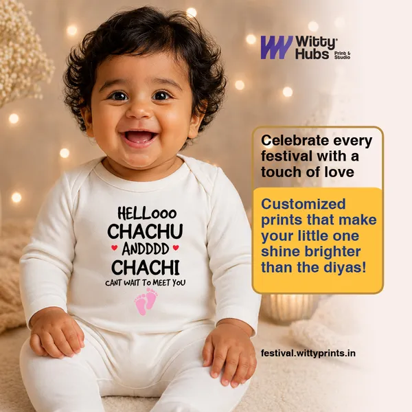 White_Cotton_Chachu_Chachi_Announcement_Romper_For_Newborn