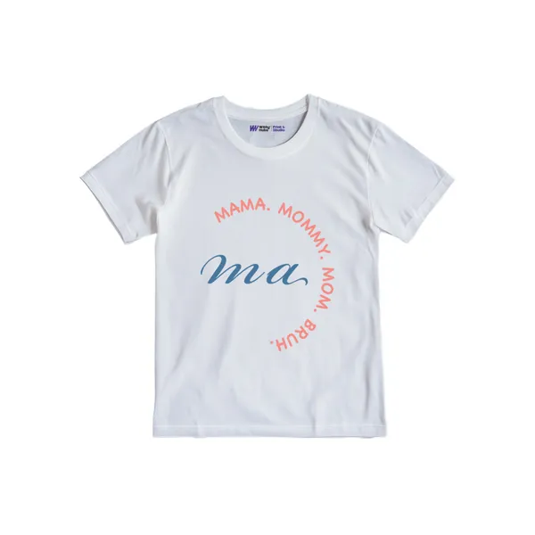 White_Cotton_Mama_Mommy_Mom_Bruh_Printed_T-Shirt_For_Baby