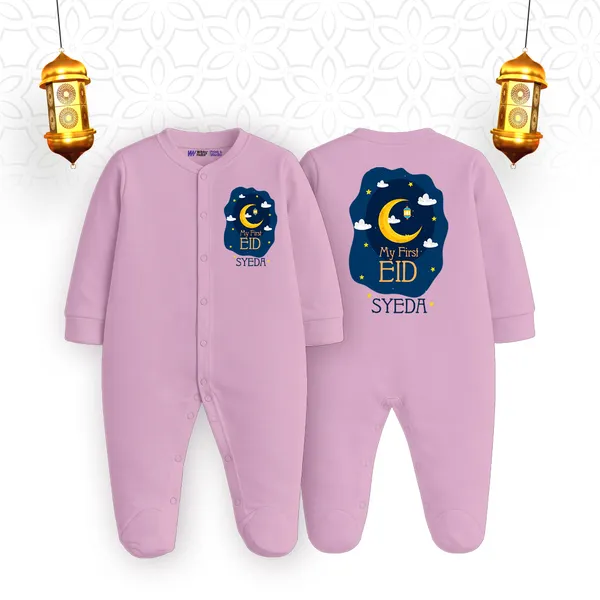 Pink_Customized_My_First_Eid_Romper_For_Baby