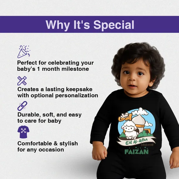 Black_Eid_Al-Adha_Personalized_Full_Sleeve_Romper_For_Baby