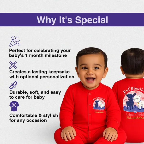 Red_Cotton_Eid_Blessing_Festive_Romper_For_Baby