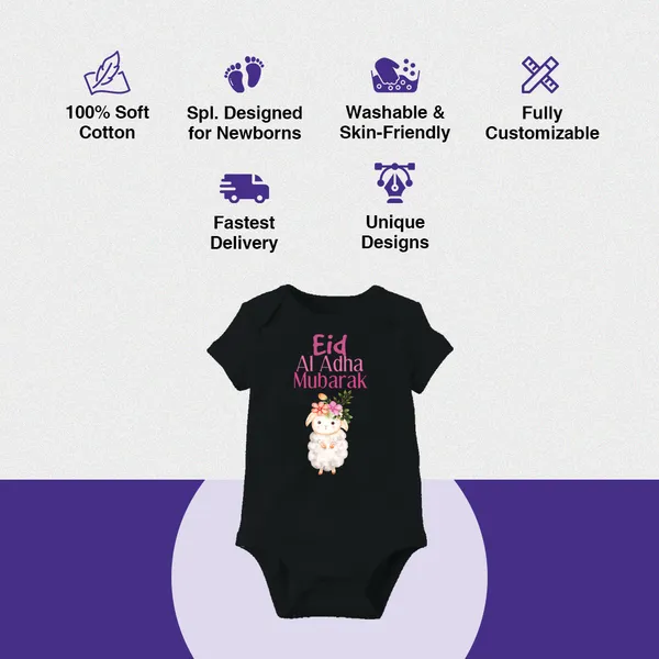 Black_Eid_Al_Adha_Mubarak_Printed_Baby_Bodysuit