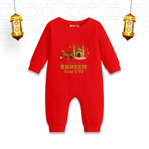 Red_Cotton_Ramadan_First_Eid_Romper_For_Baby