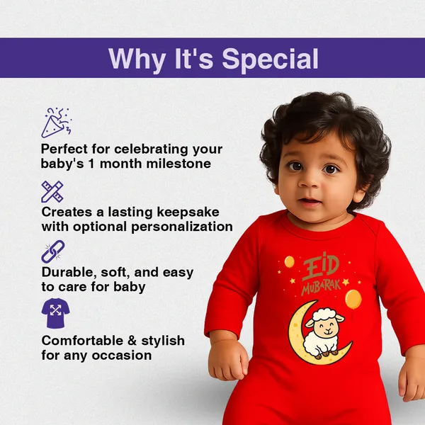 Red_Cotton_Eid_Mubarak_Sheep_Print_Romper_For_Baby