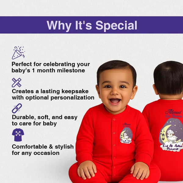Red_Cotton_Ramadan_Ahmat_Print_Sleepsuit_For_Baby