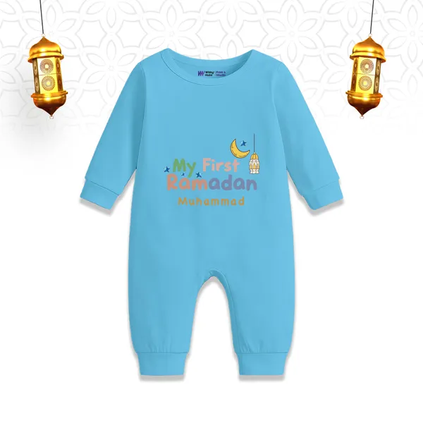 Blue_Cotton_My_First_Ramadan_Romper_For_Baby_Boys