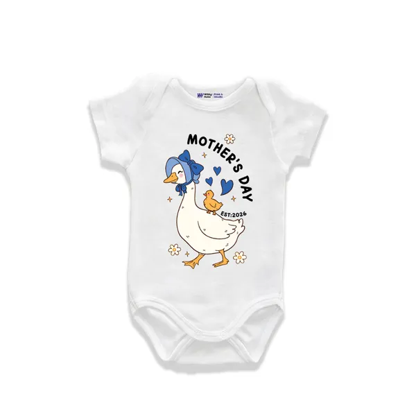 White_Cotton_Mother'S_Day_Printed_Baby_Romper