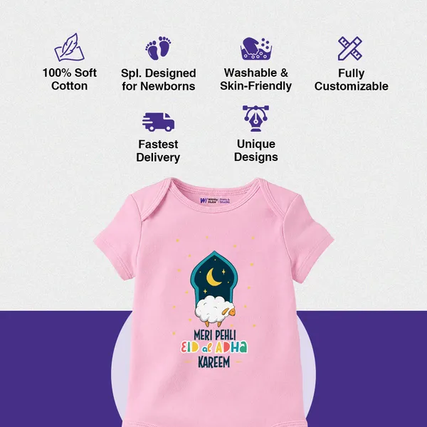 Pink_Cotton_Meri_Pehli_Eid_Mubarak_Printed_Romper_For_Baby