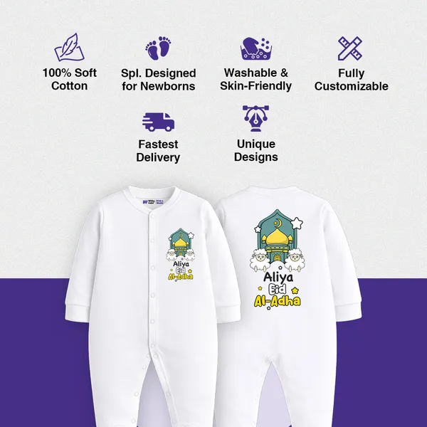 White_Cotton_Atiya_Eid_Al-Adha_Printed_Romper_For_Baby