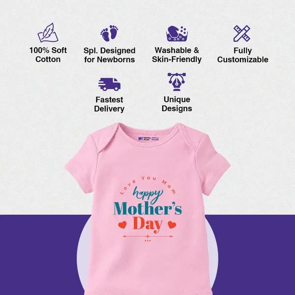 Pink_Cotton_Love_You_Mom_Happy_Mother'S_Day_Romper_For_Baby