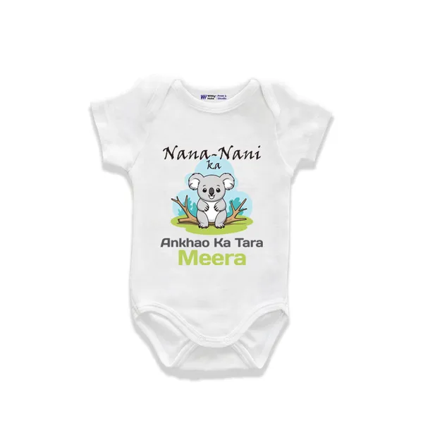 White_Cotton_Nana_Nani_Ka_Ankhao_Ka_Tara_Baby_Romper