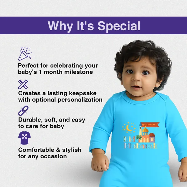 Blue_Cotton_Happy_Mubarak_Printed_Romper_For_Baby
