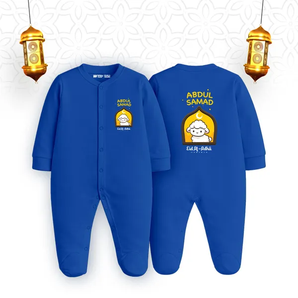 Blue_Customized_Print_Baby_Sleepsuit_For_Ramadan