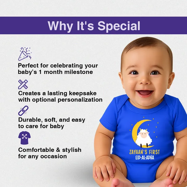 Blue_Cotton_First_Eid_Al_Adha_Personalized_Bodysuit_For_Baby