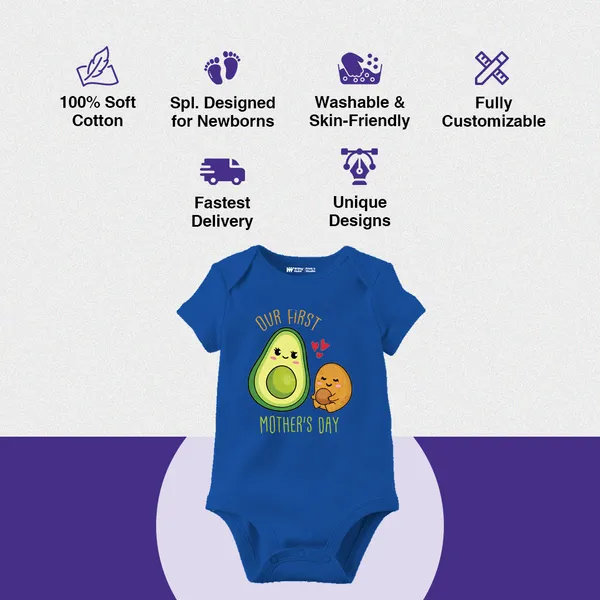 Blue_Cotton_Our_First_Mother'S_Day_Onesie_For_Newborns