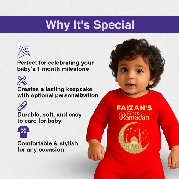 Red_Ramadan_Customized_Print_Romper_For_Baby