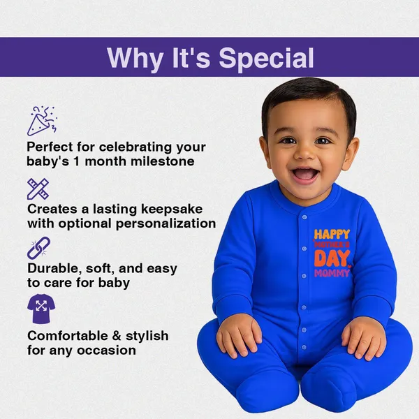 Blue_Cotton_Happy_Mother'S_Day_Romper_For_Baby