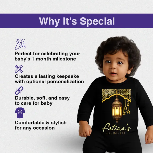 Black_Cotton_Lantern_Print_Full_Sleeve_Eid_T-Shirt_For_Baby