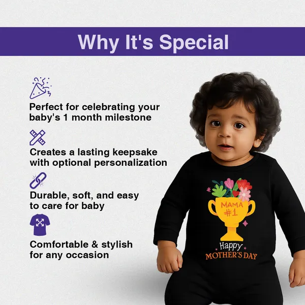 Black_Cotton_Happy_Mother'S_Day_Trophy_Print_Romper_For_Baby