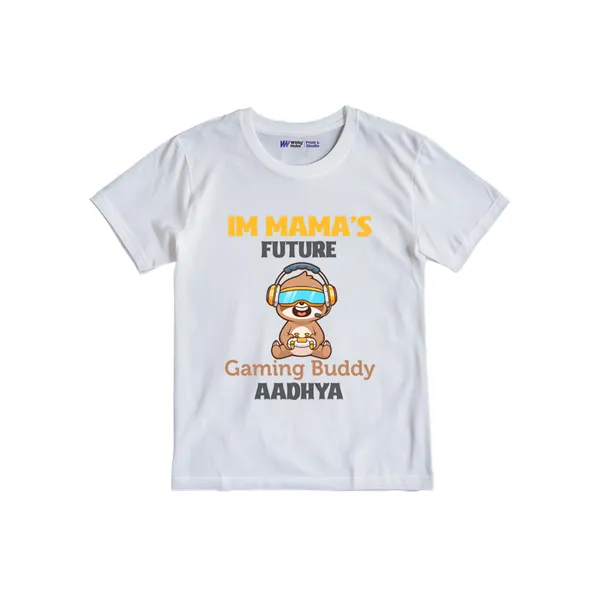 White_Cotton_Gaming_Buddy_Personalized_Printed_T-Shirt_For_Baby