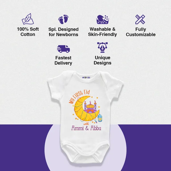 White_Cotton_My_First_Eid_Crescent_Moon_Print_Baby_Romper