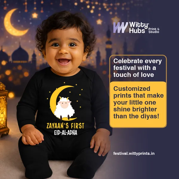 Black_Cotton_First_Eid_Al-Adha_Romper_For_Baby_Boys