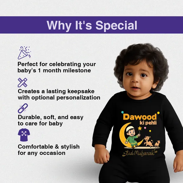 Black_Cotton_Dawood_Ki_Pehli_Eid_Mubarak_Romper_For_Baby
