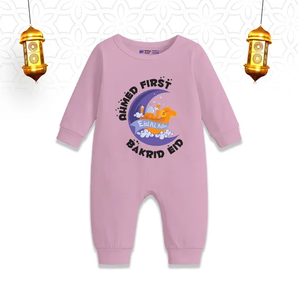 Pink_Cotton_Ahmed_First_Bakrid_Eid_Romper_For_Baby