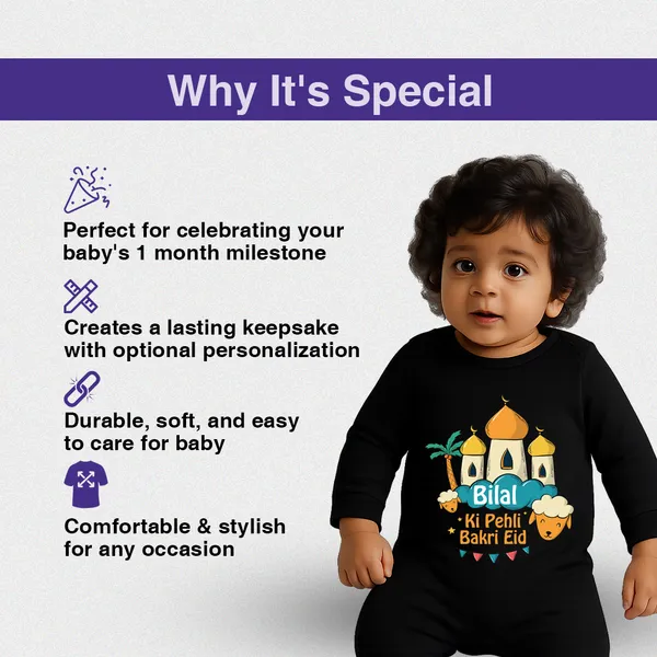 Black_Cotton_Bilal_Ki_Pehli_Bakri_Eid_Full_Sleeve_Romper_For_Baby