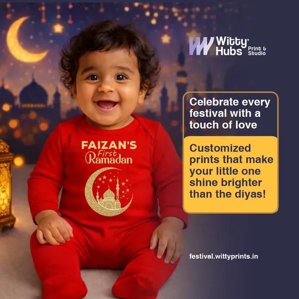 Red_Ramadan_Customized_Print_Romper_For_Baby