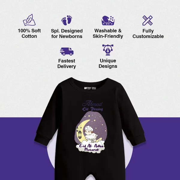 Black_Cotton_Eid_Al_Adha_Mubarak_Printed_Full_Sleeve_Onesie_For_Baby