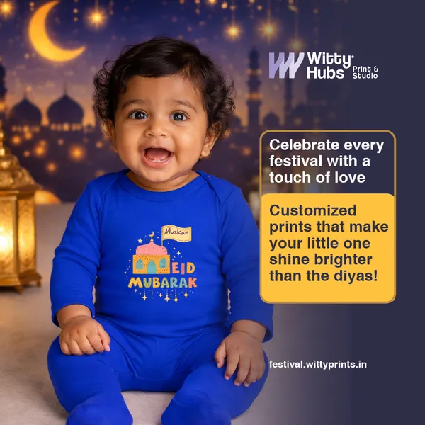 Blue_Cotton_Eid_Mubarak_Printed_Romper_For_Baby