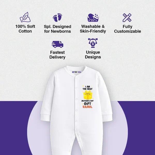 White_Cotton_I_Am_The_Best_Mother'S_Day_Gift_Rahul_Romper