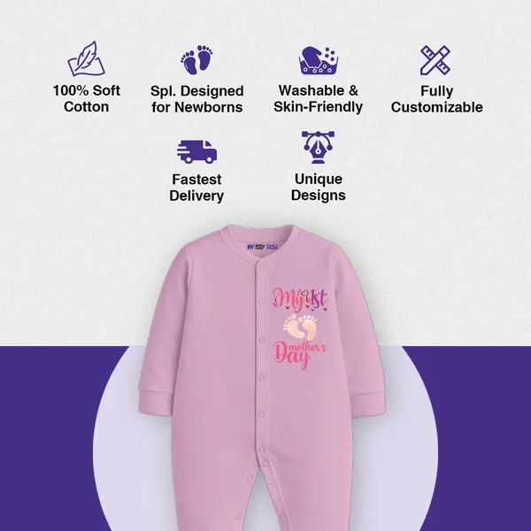 Pink_Cotton_My_First_Daughter'S_Day_Full_Sleeve_Romper_For_Baby_Girls