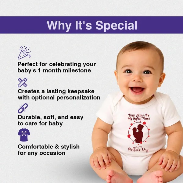 White_Cotton_Mother'S_Day_Graphic_Print_Baby_Bodysuit