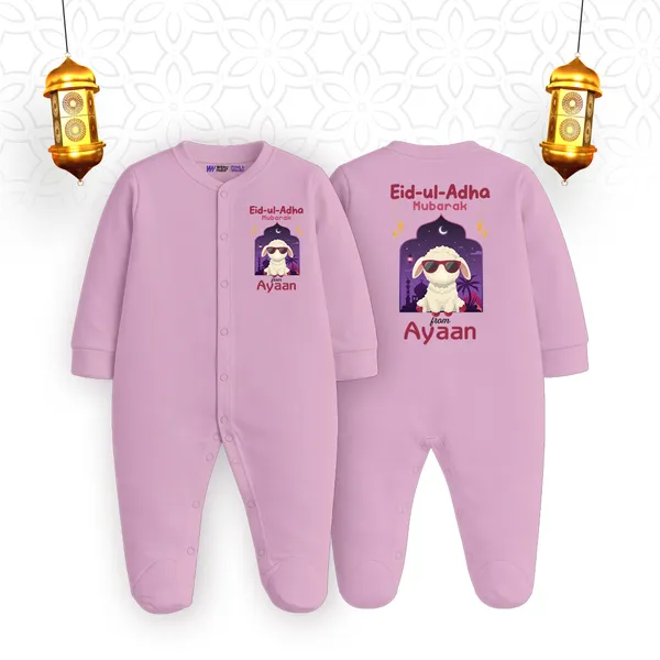 Pink_Eid_Ul_Adha_Personalized_Baby_Romper_With_Custom_Name