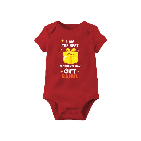 Red_Cotton_Printed_Romper_For_Baby_Boys_With_Personalization