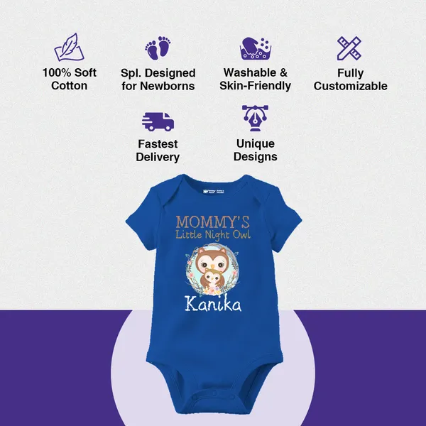 Blue_Cotton_Mommy'S_Little_Night_Owl_Printed_Romper_For_Baby