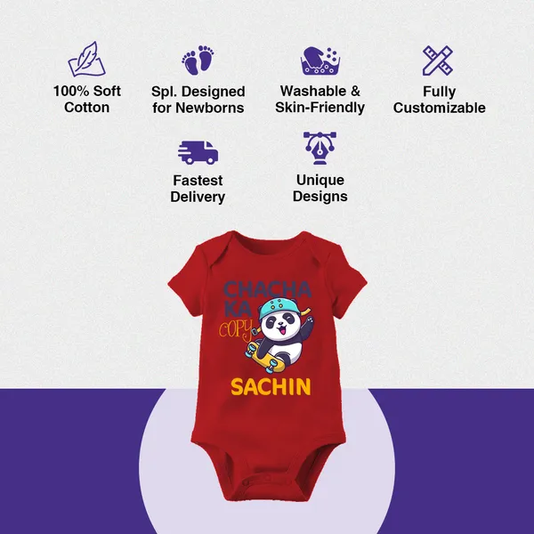 Red_Cotton_Chanda_Ka_Gopi_Sachin_Personalized_Baby_Bodysuit