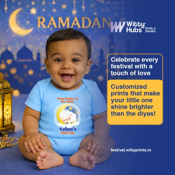 Blue_Cotton_Baby_Onesie_With_Prayer_To_Our_Arms_First_Eid_Print