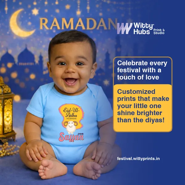 Blue_Eid-Ul-Adha_Personalized_Baby_Romper_For_Sayyam