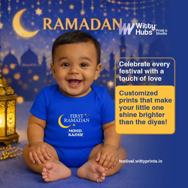 Blue_First_Ramadan_Personalized_Cotton_Baby_Romper