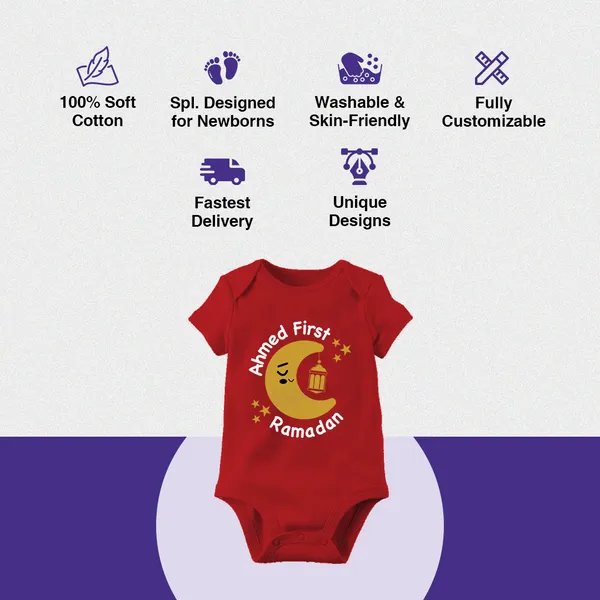 Red_Cotton_Ahmed_First_Ramadan_Printed_Baby_Bodysuit