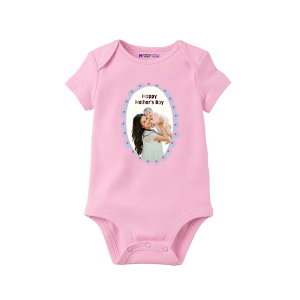Pink_Customized_Mother'S_Day_Baby_Romper