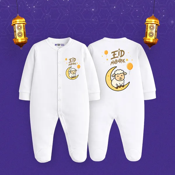 White_Cotton_Eid_Mubarak_Print_Full_Sleeve_Romper_For_Baby