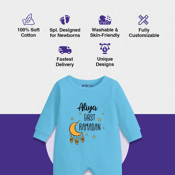 Sky_Blue_First_Ramadan_Customized_Romper_For_Baby