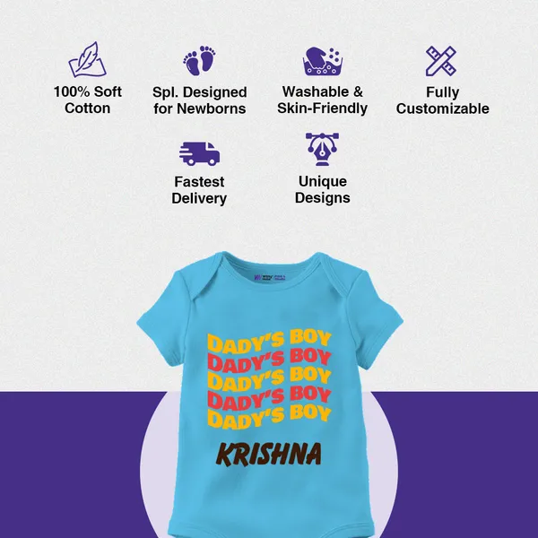Sky_Blue_Cotton_Daddy'S_Boy_Personalized_Onesie_For_Baby_Boys