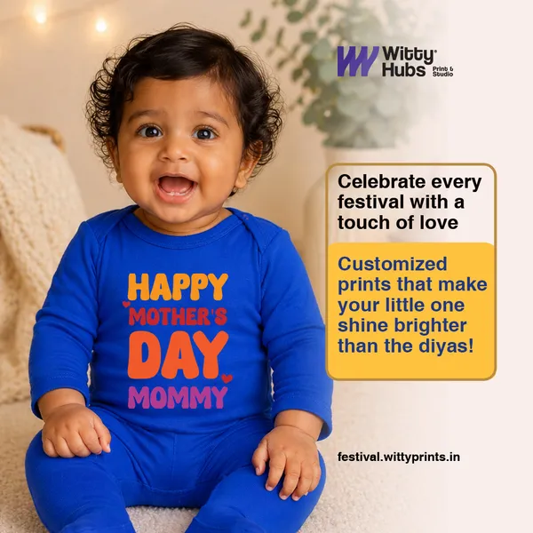 Blue_Cotton_Happy_Mother'S_Day_Romper_For_Newborns